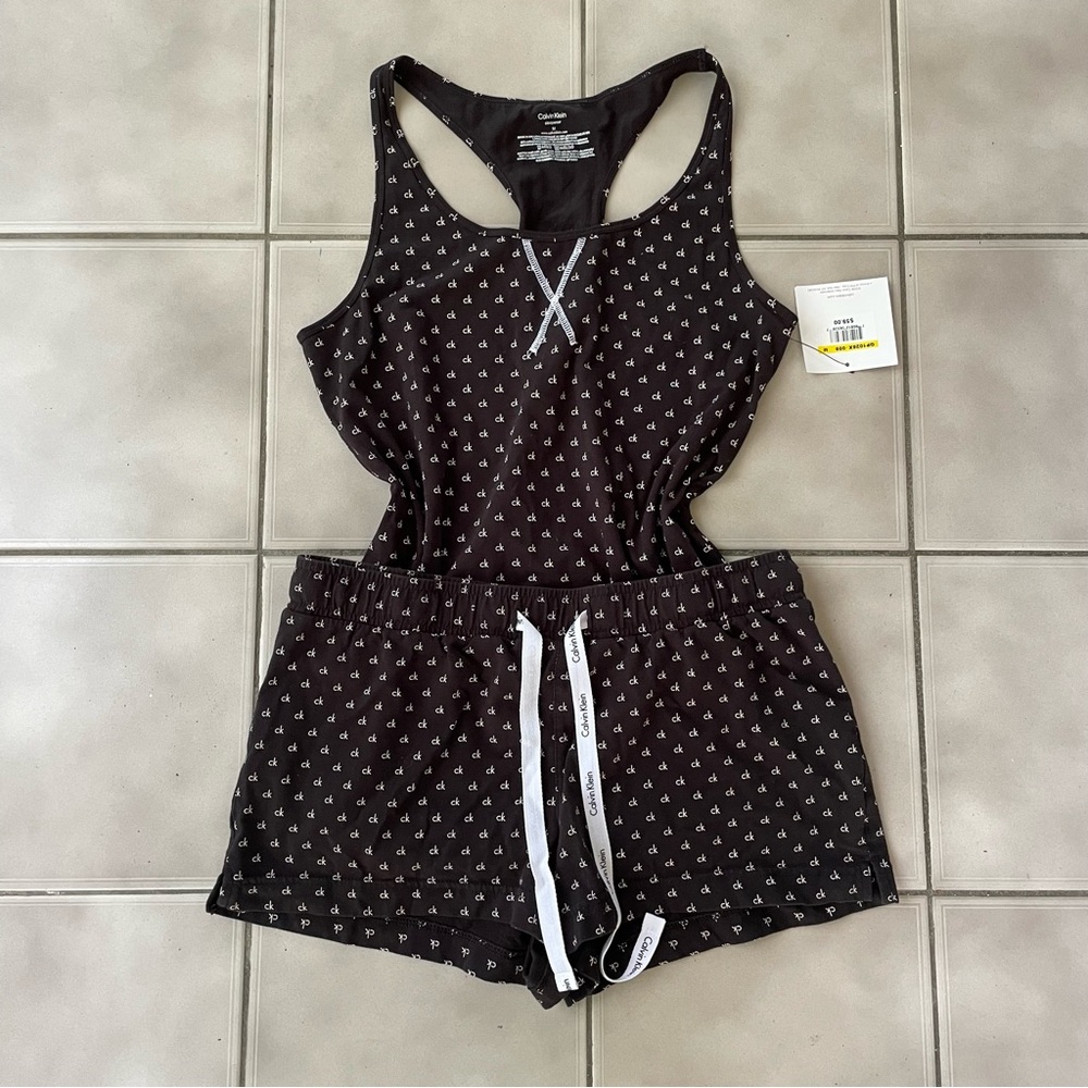 Calvin Klein Black Sleep Pajama Set